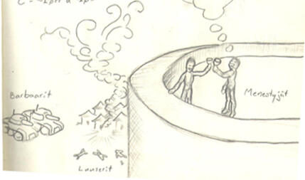 WV3 - An early sketch of Worldview 3, which AI helped to complete in "Figure 15. The Field of Worldview 3: Three Positions of Identity"