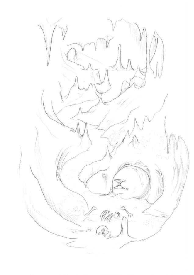 X - Another variation on the theme “something is hidden, but it’s unclear what it is.” Here the boundary between fear and secrecy becomes concrete – like a thought one does not yet dare to think through.